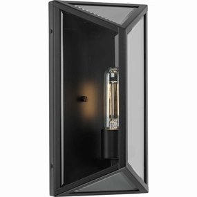 Bristol One Light Outdoor Wall Lantern Matte BlackOutdoor wall sconces with motion sensor