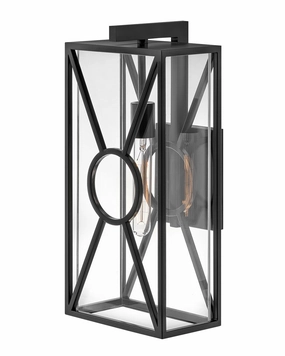 Brixton LED Wall Mount BlackOutdoor wall sconces with motion sensor