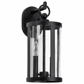 Broadstone Two Light Wall Lantern Matte BlackOutdoor wall sconces with motion sensor
