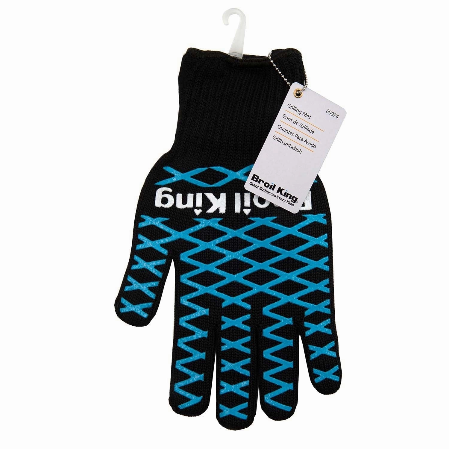 Broil King 1PC Heavy Duty Grilling Gloves w/ Blue Accents - 60974
