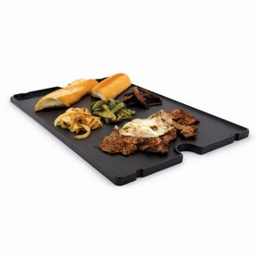 Broil King Baron Cast Iron Deluxe Griddle 11242Stainless steel BBQ tool set