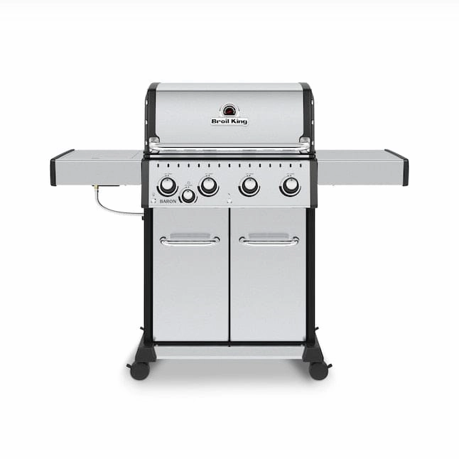 Broil King Baron S 440 PRO Infrared 4-Burner Gas Grill compact BBQ grill for small spaces