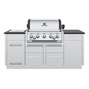 Broil King Imperial S590i Gas Grill Island compact BBQ grill for small spaces