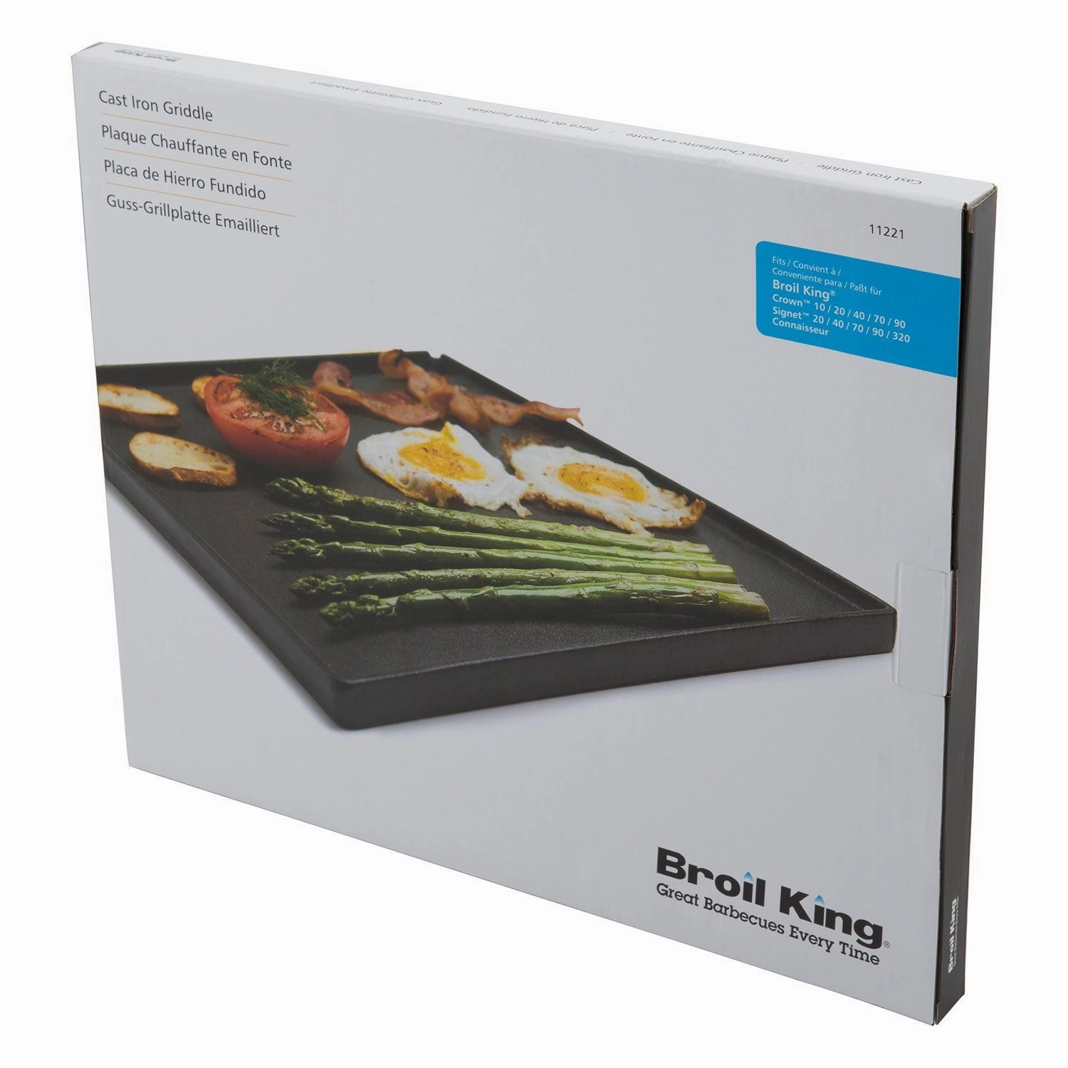 Broil King Signet/Crown Cast Iron Deluxe Griddle 11221
