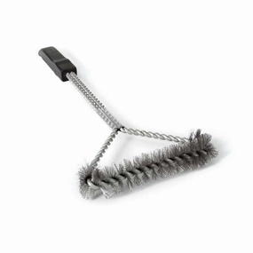 Broil King Stainless Steel Twisted Tri-Head Grill Brush - 65641Stainless steel BBQ tool set