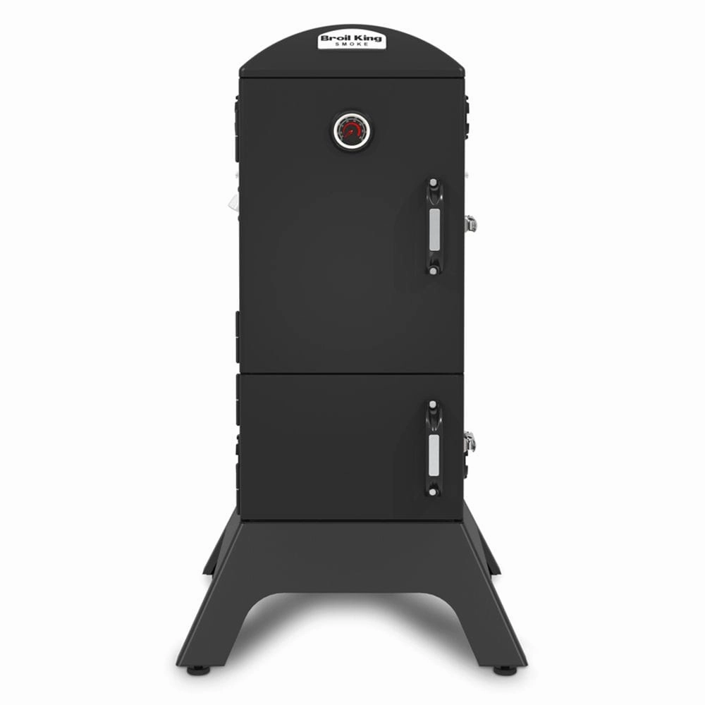 Broil King Vertical Charcoal Smoker Cabinet 923610 compact BBQ grill for small spaces