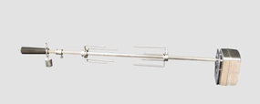 Broilmaster 42-Inch Grill Rotiserrie Kit BSAMR42Stainless steel BBQ tool set