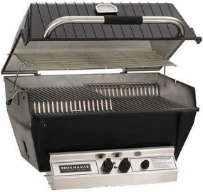 BroilMaster P3SX Super Premium Gas Grill Head compact BBQ grill for small spaces