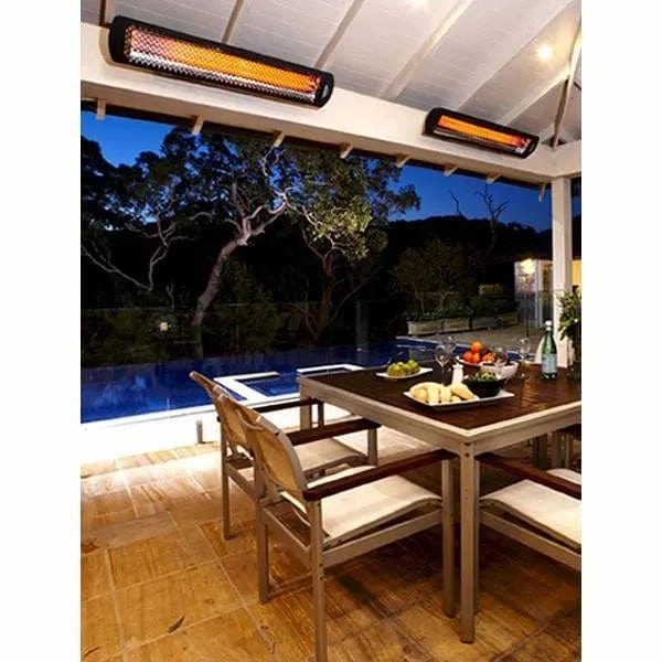 Bromic Tungsten Smart-Heat Electric 4000W Outdoor Heater 240V BH0420032 - 44" Black