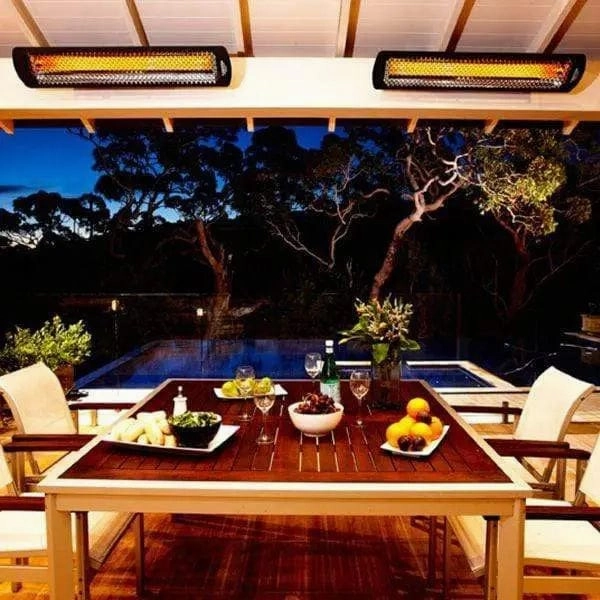 Bromic Tungsten Smart-Heat Electric 4000W Outdoor Heater 240V BH0420032 - 44" Black