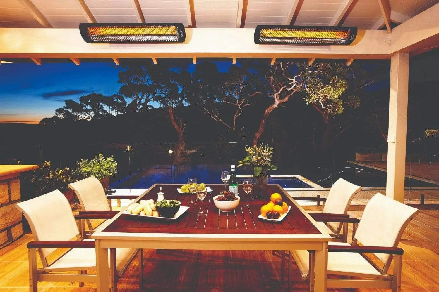 Bromic Tungsten Smart-Heat Electric 6000W Outdoor Heater BH0420035 - 56" 208V Black