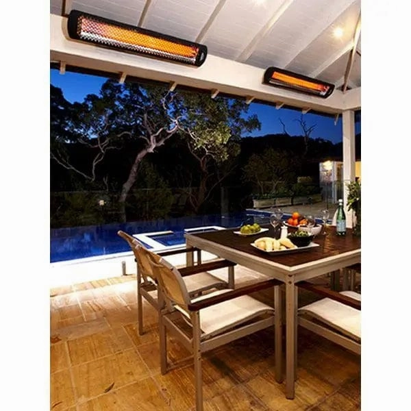 Bromic Tungsten Smart-Heat Electric 6000W Outdoor Heater BH0420035 - 56" 208V Black