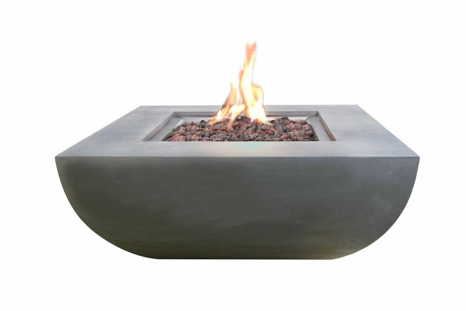 Bromo Concrete Lava Stone Fire Pit (Modeno)  Propane
