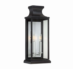 Brooke Two Light Wall Lantern BlackOutdoor wall sconces with motion sensor