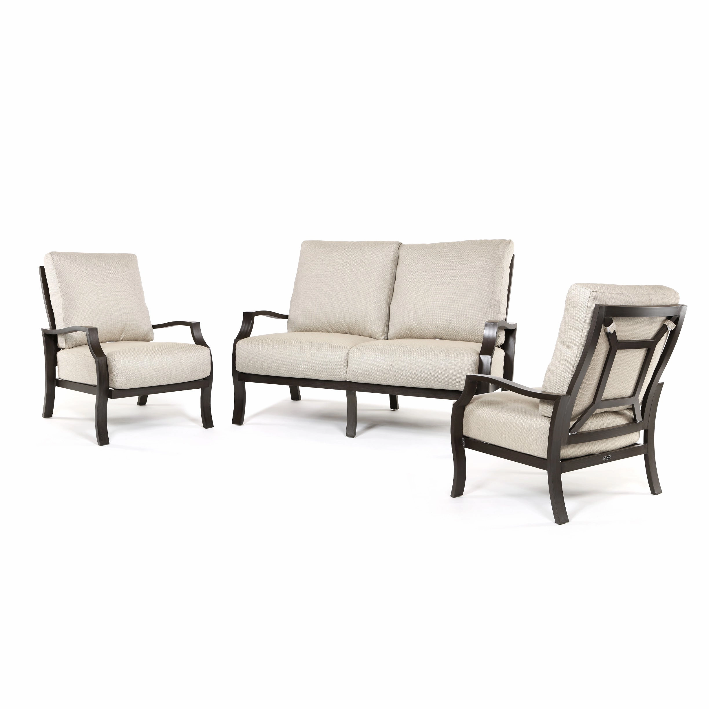 Brooklyn Loveseat Seating Setaluminum alloy outdoor sofa set