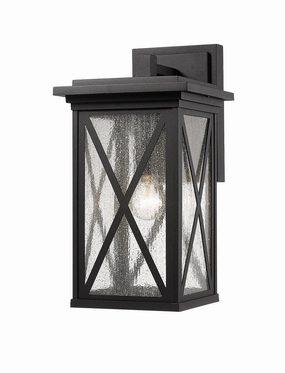 Brookside One Light Outdoor Wall Light BlackOutdoor wall sconces with motion sensor