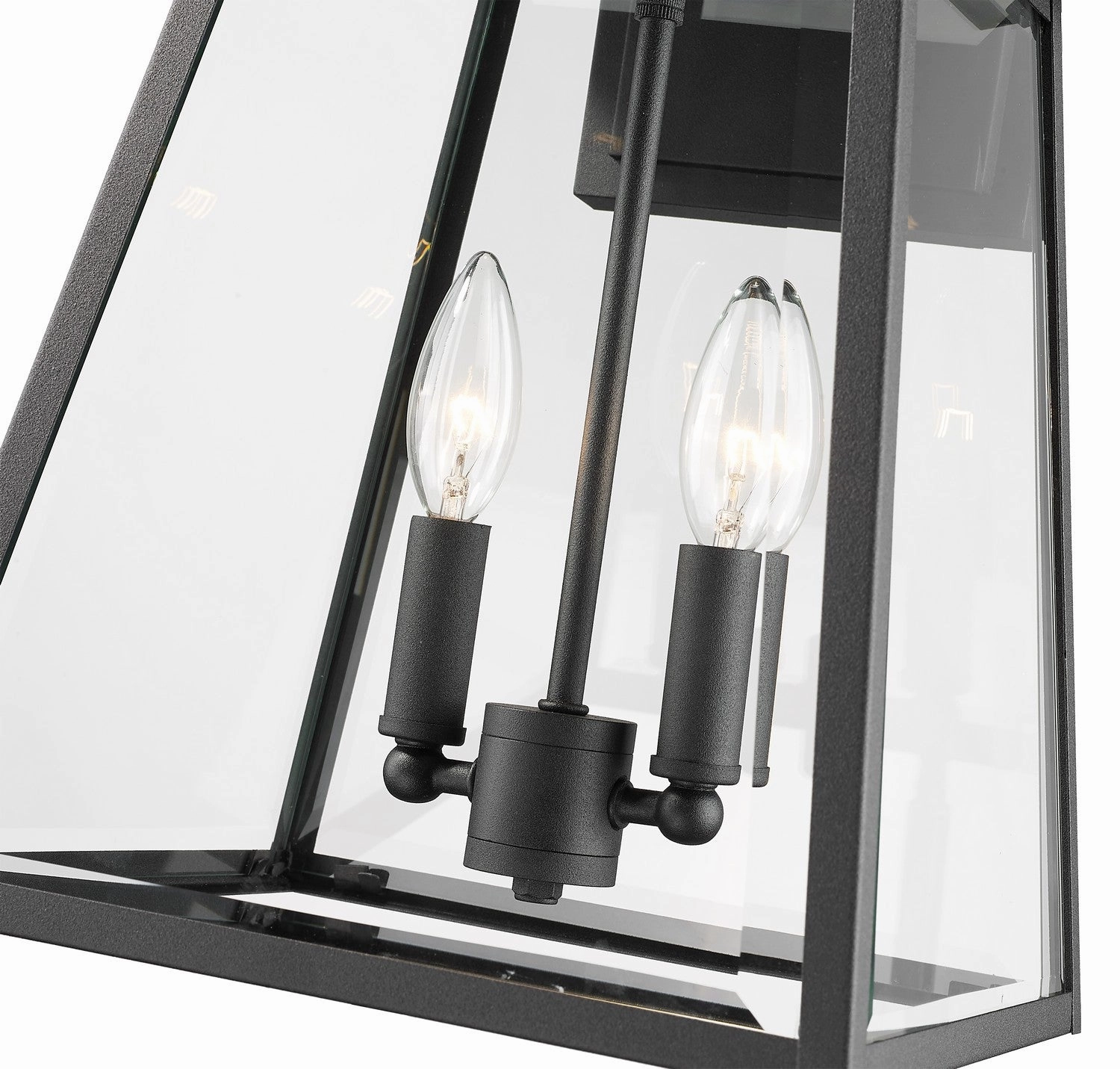 Broughton Two Light Outdoor Wall Sconce Black