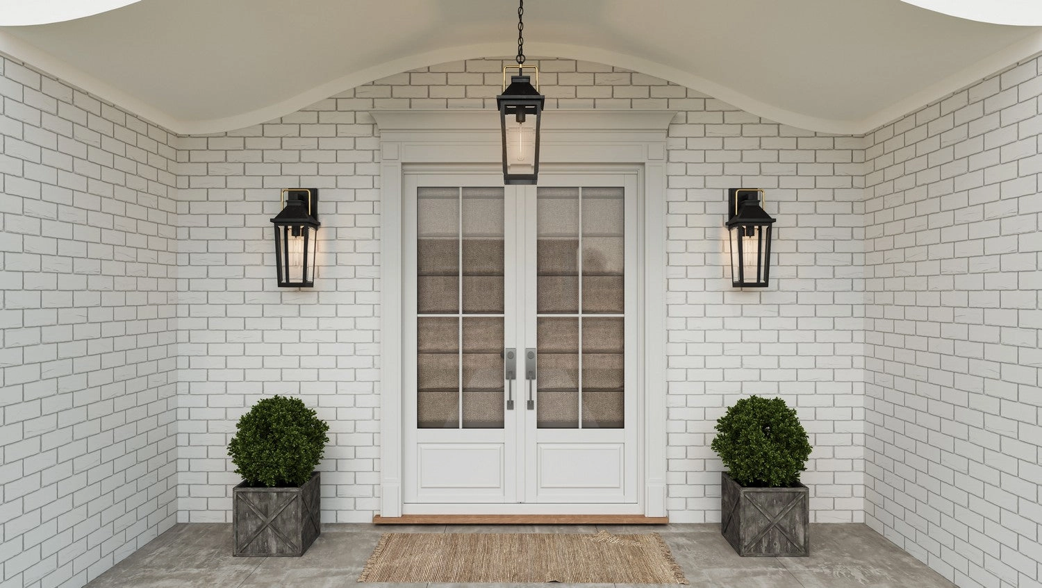 Buckley One Light Outdoor Wall Mount Matte Black