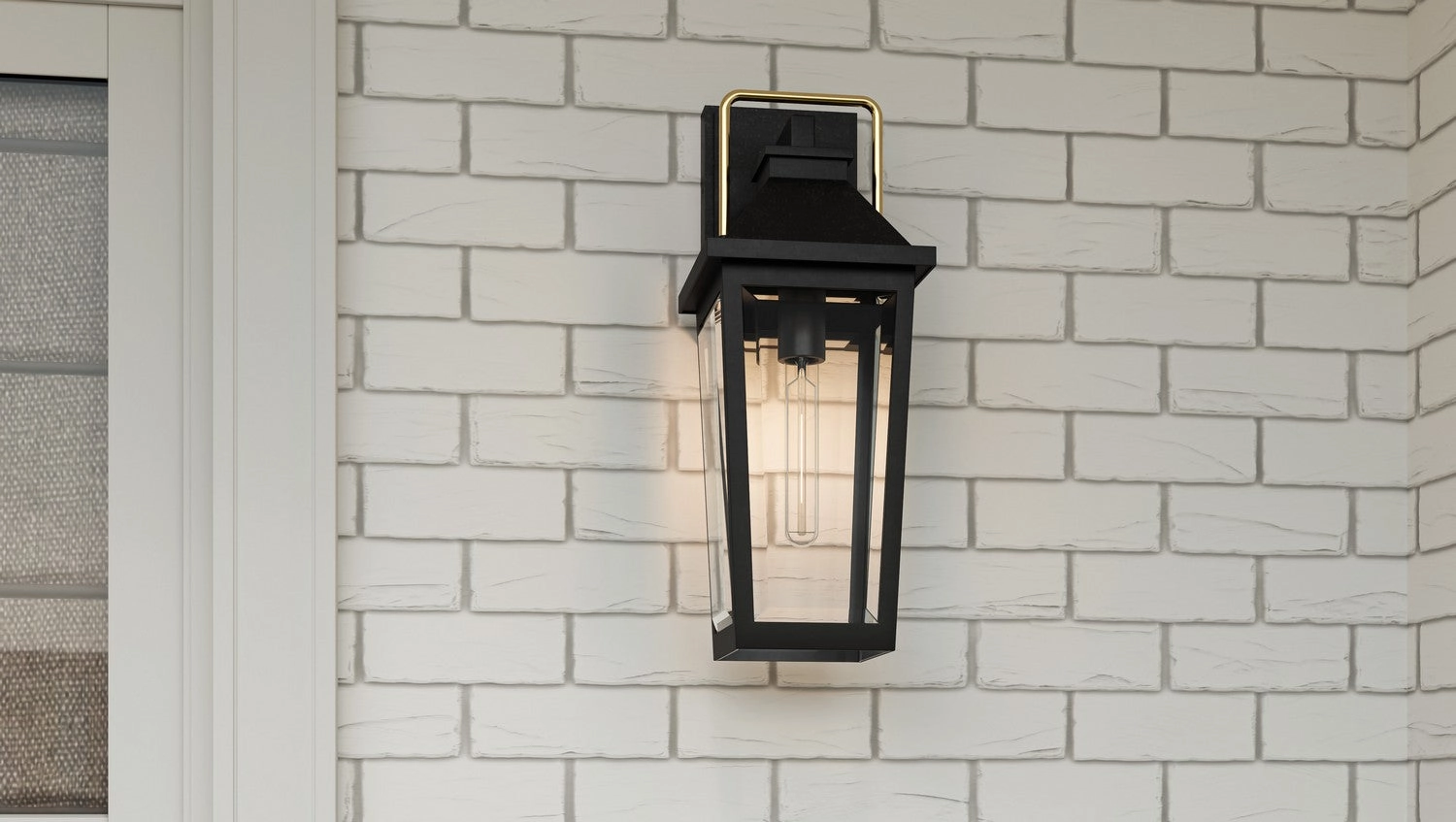 Buckley One Light Outdoor Wall Mount Matte Black