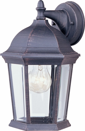 Builder Cast One Light Outdoor Wall Lantern Rust PatinaOutdoor wall sconces with motion sensor