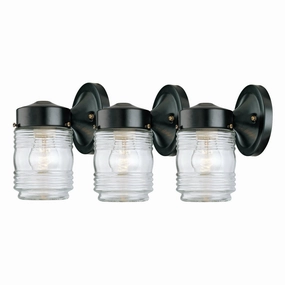 Builder's Choice Outdoor Wall Light (3 Pack)Weatherproof outdoor lighting