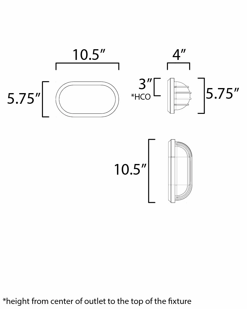 Bulwark LED Outdoor Wall Sconce White