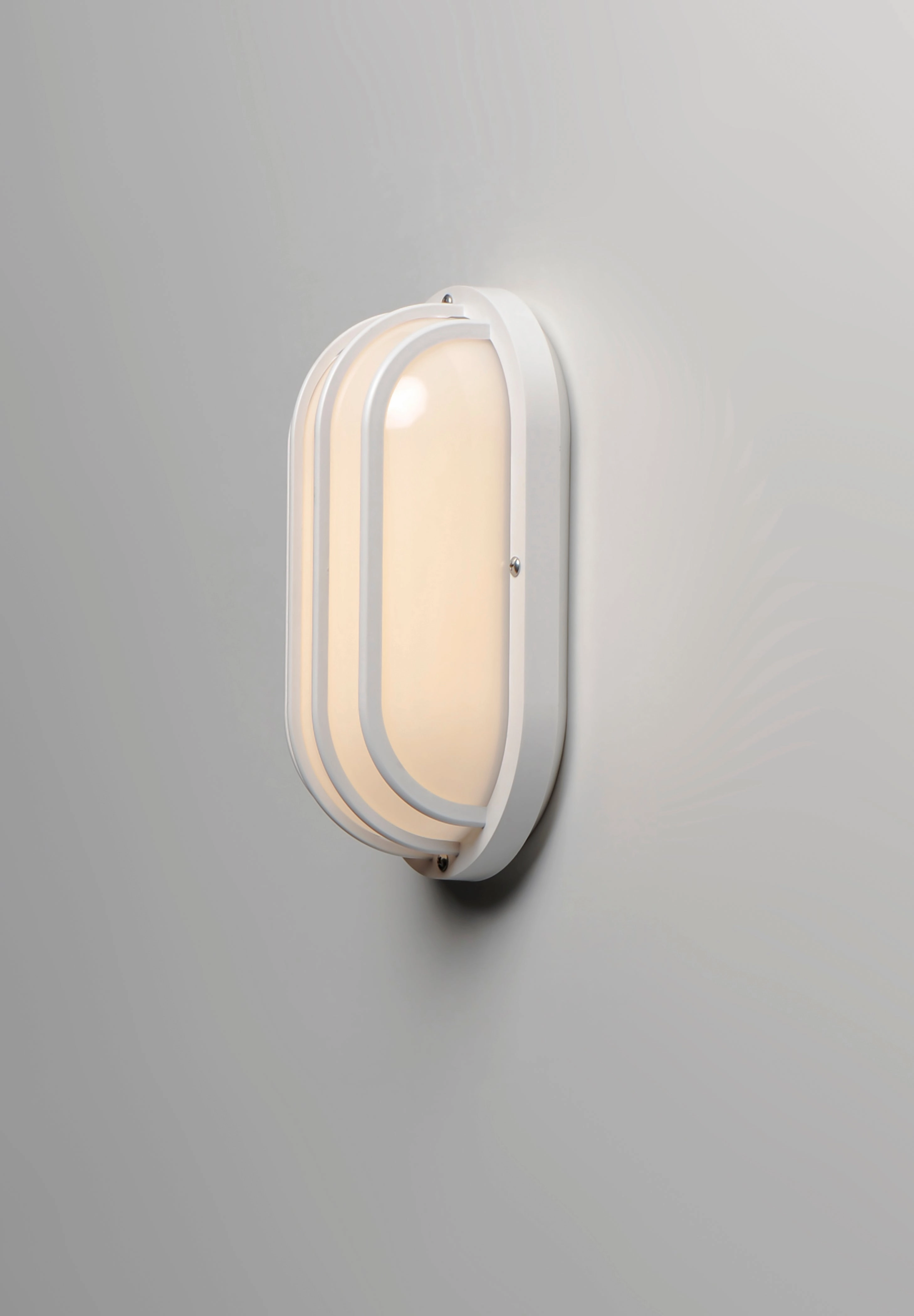 Bulwark One Light Outdoor Wall Lantern White