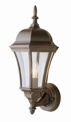 Burlington One Light Wall Lantern RustOutdoor wall sconces with motion sensor