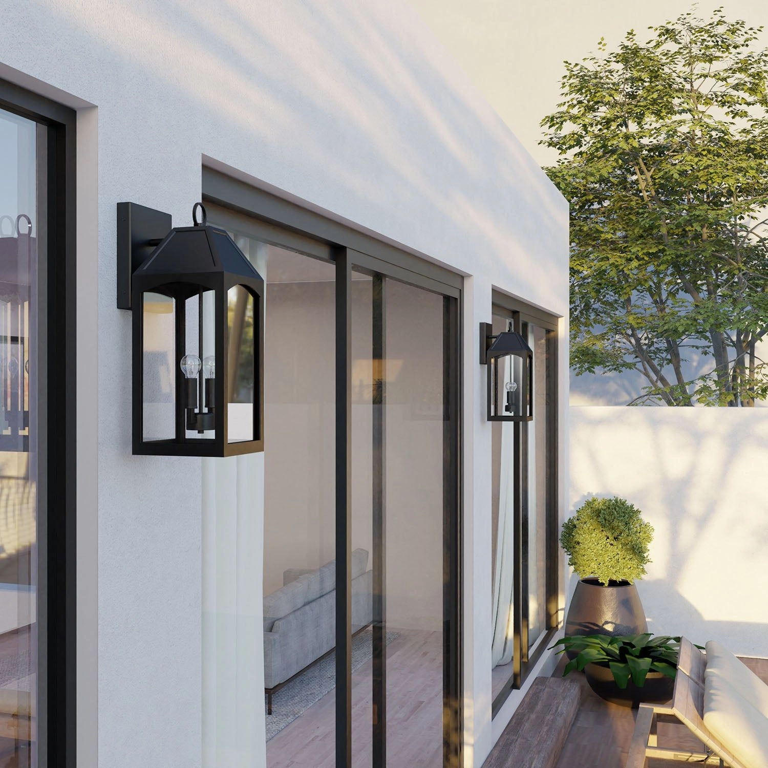 Burton 2-Light Outdoor Wall Lantern