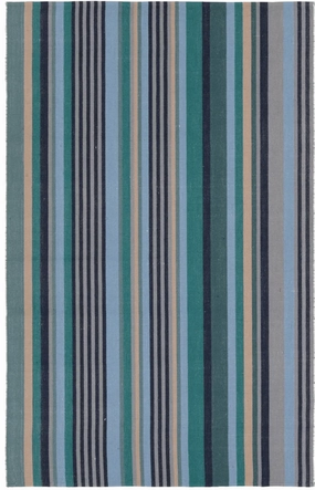 Cabana Coastal Striped Rugwaterproof outdoor patio rug