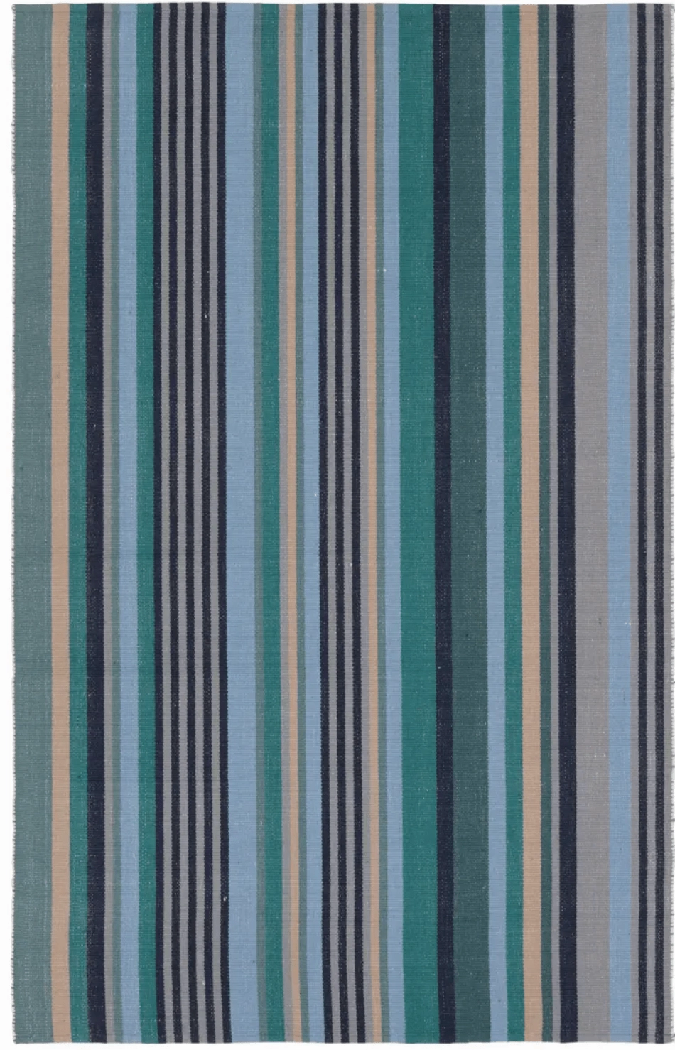 Cabana Coastal Striped Rugwaterproof outdoor patio rug