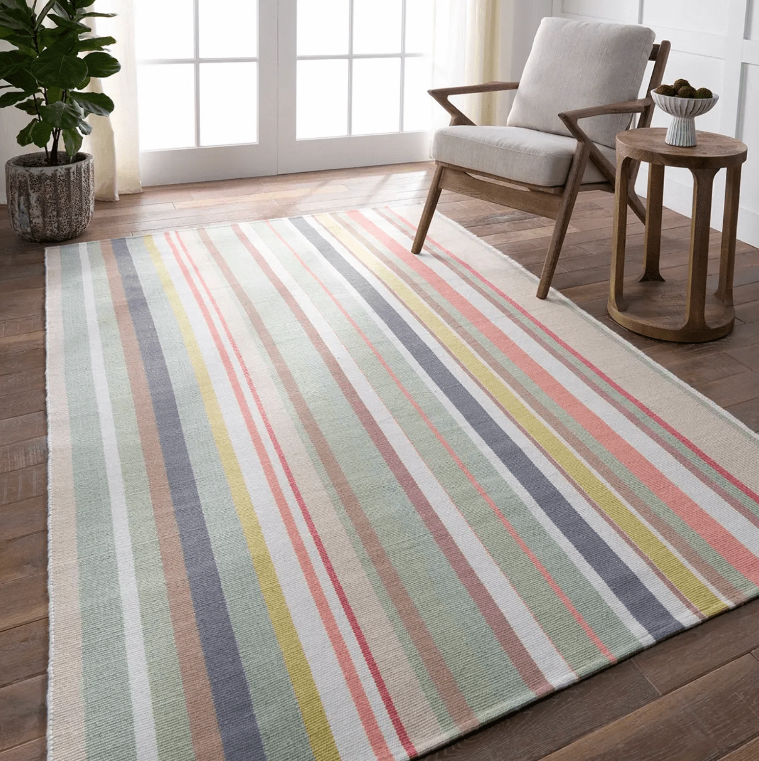 Cabana Sorbet Striped Rug