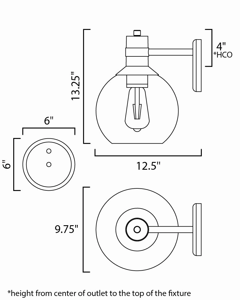 Cabin LED Outdoor Wall Sconce Bronze / Gold