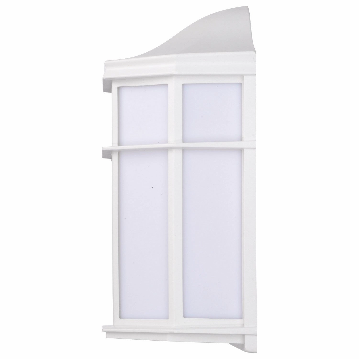 Cage Lantern One Light Wall Lantern White