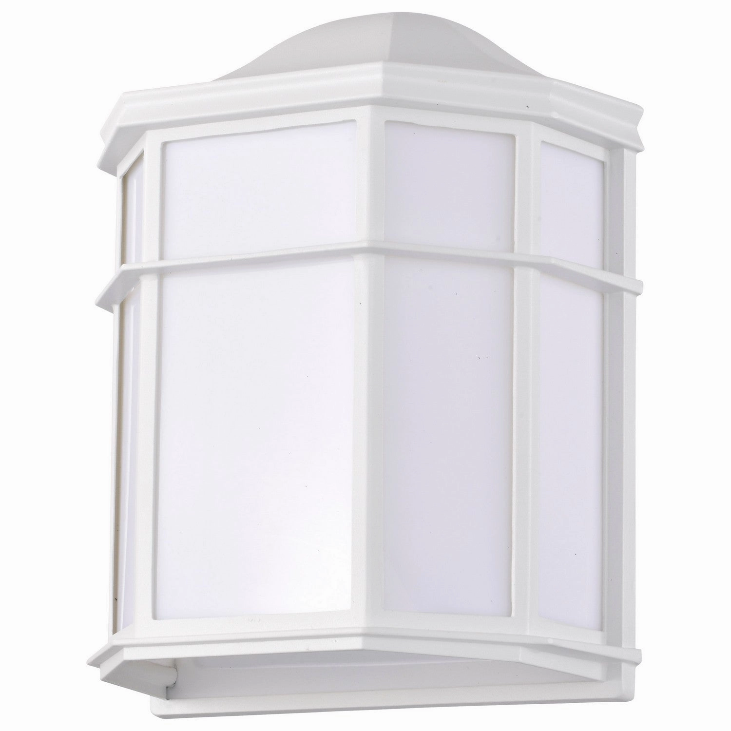 Cage Lantern One Light Wall Lantern White