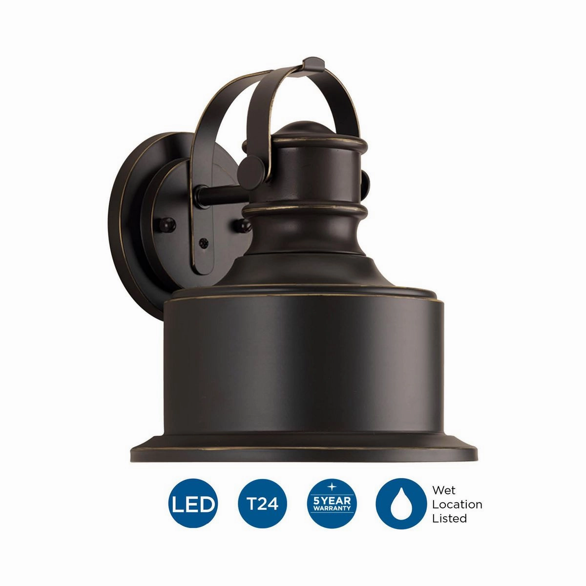 Callahan Led LED Wall Lantern Antique Bronze
