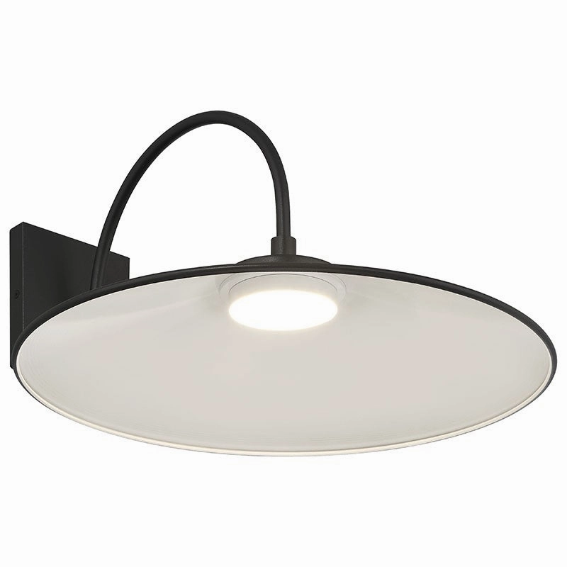 Camas LED Outdoor Wall Mount Black