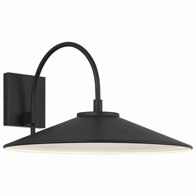 Camas LED Outdoor Wall Mount BlackOutdoor wall sconces with motion sensor