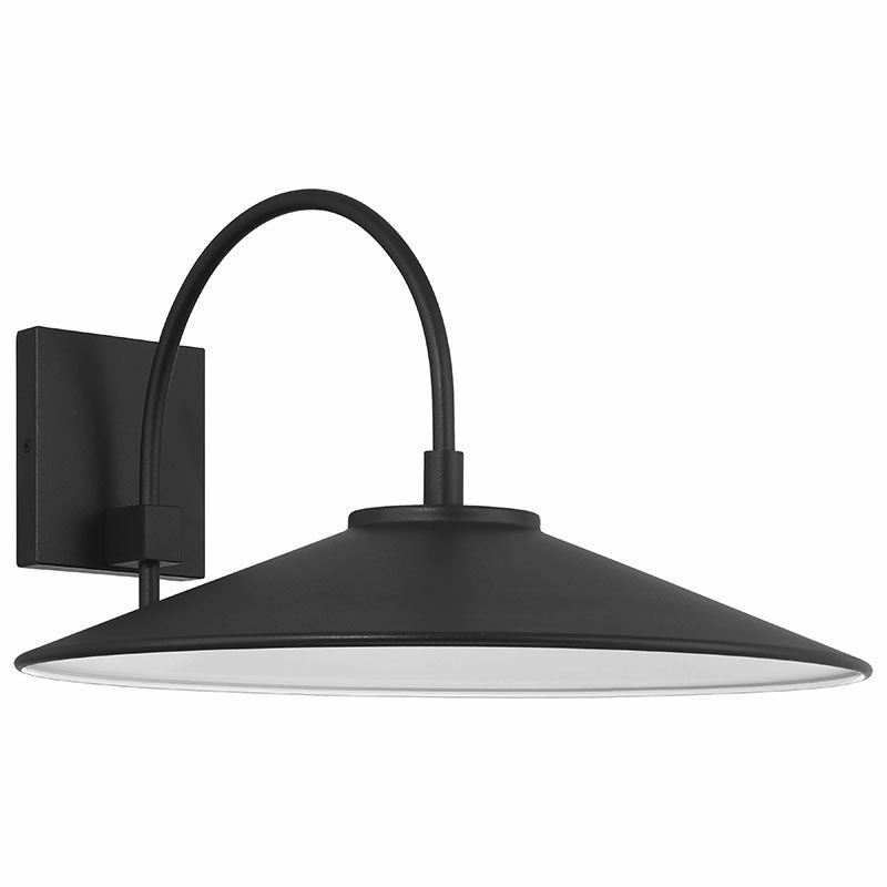 Camas LED Outdoor Wall Mount Black