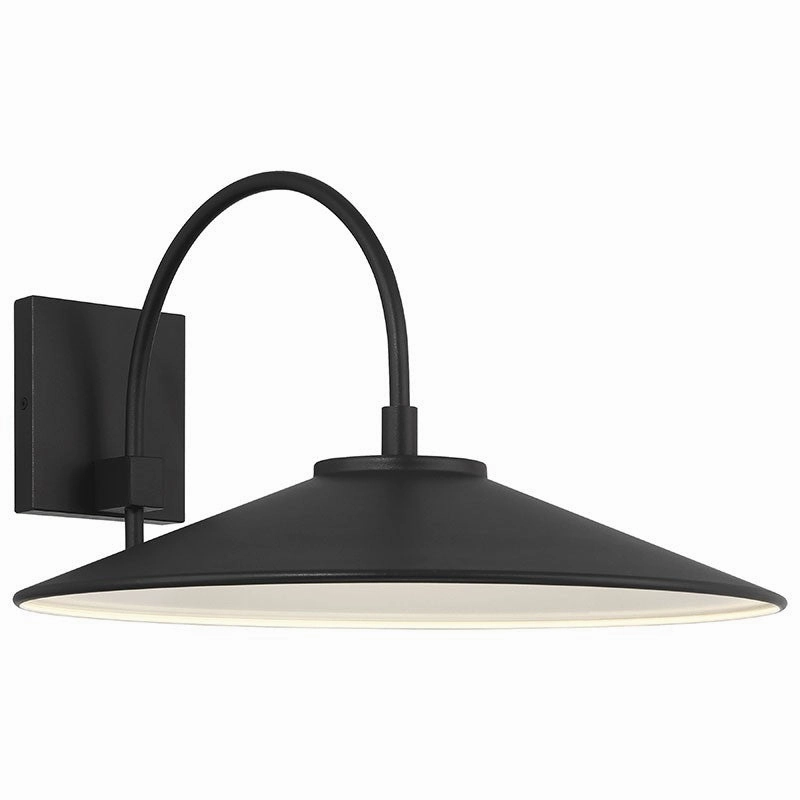 Camas LED Outdoor Wall Mount BlackOutdoor wall sconces with motion sensor