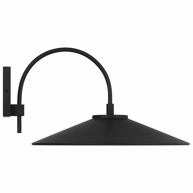 Camas LED Outdoor Wall Mount Black