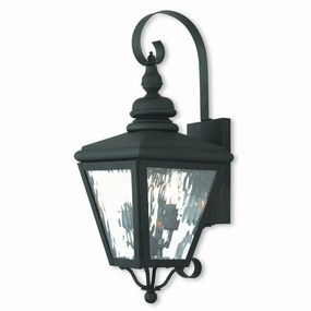 Cambridge Two Light Outdoor Wall Lantern BlackOutdoor wall sconces with motion sensor