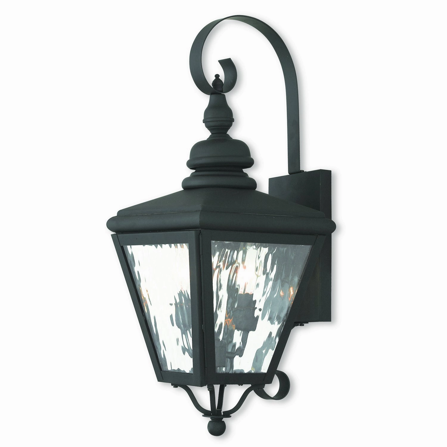 Cambridge Two Light Outdoor Wall Lantern BlackOutdoor wall sconces with motion sensor