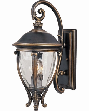 Camden VX Three Light Outdoor Wall Lantern Golden BronzeOutdoor wall sconces with motion sensor