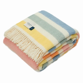 Candy Stripe Wool Blanket modern outdoor garden furniture collection