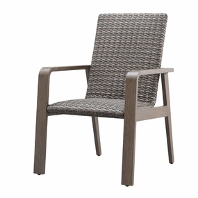 Canton Padded Dining Arm Chairwaterproof wicker balcony furniture