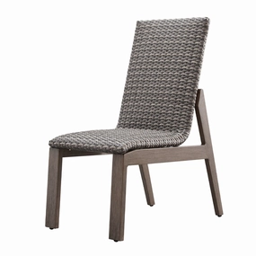 Canton Padded Dining Side Chairwaterproof wicker balcony furniture