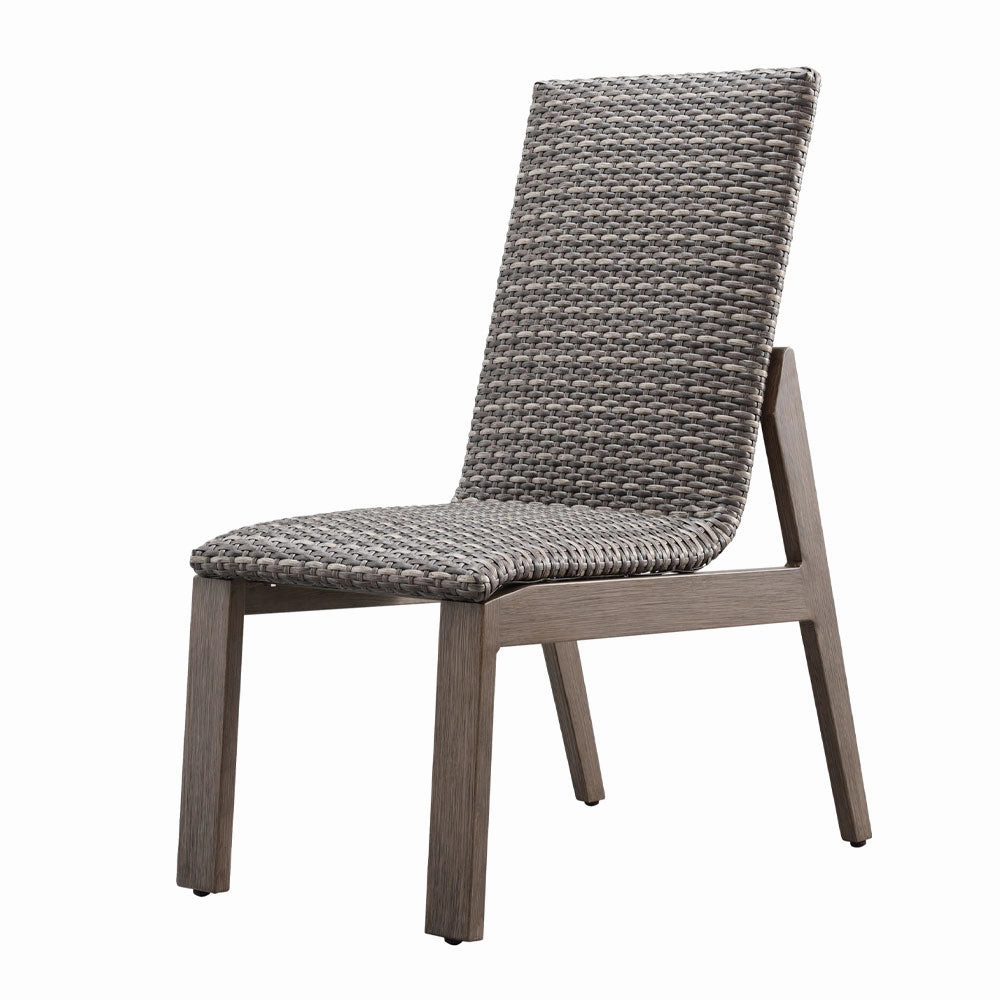 Canton Padded Dining Side Chairwaterproof wicker balcony furniture
