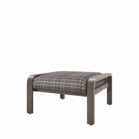 Canton Padded Ottomanwaterproof wicker balcony furniture