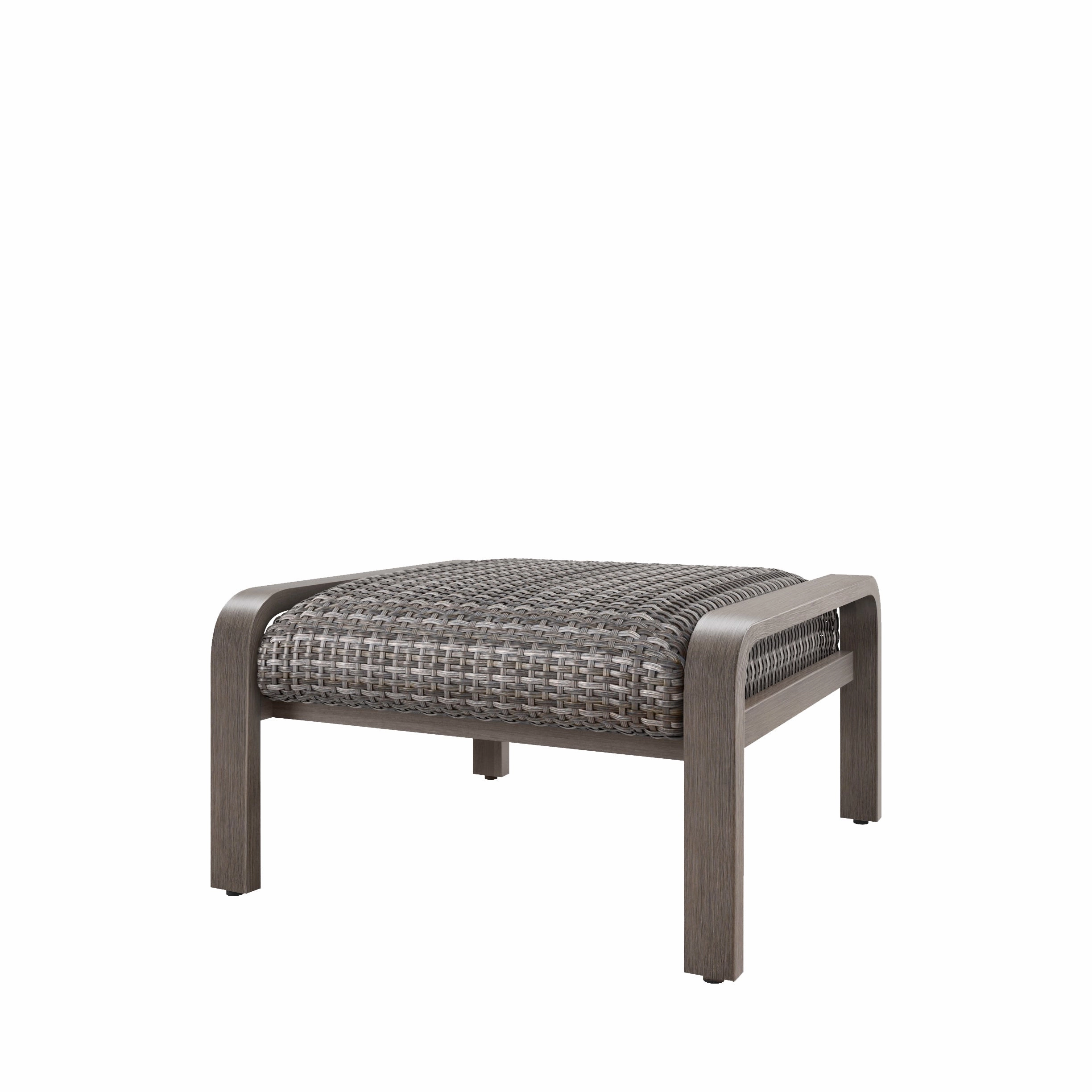 Canton Padded Ottomanwaterproof wicker balcony furniture
